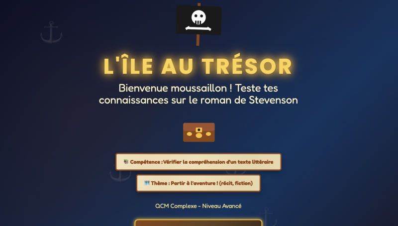 L'île au trésor (6ème)