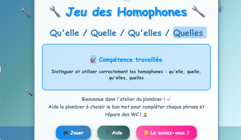 Les homophones qu'elle / quelle, qu'elles / quelles (Lycée)