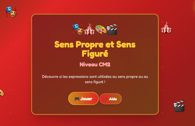Le sens propre et le sens figuré (CM2)