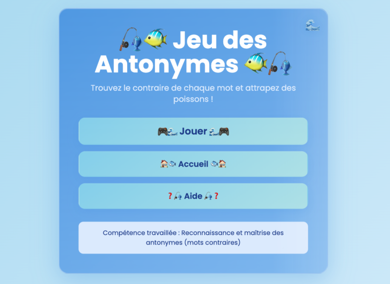 Les antonymes (6ème)