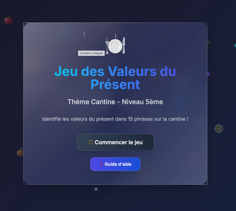 Les valeurs du présent (5ème)