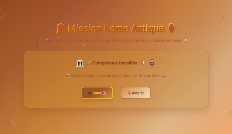 Le passé composé de l'indicatif (6ème)