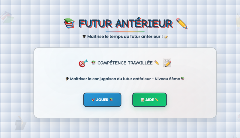 Le futur antérieur de l'indicatif (6ème)