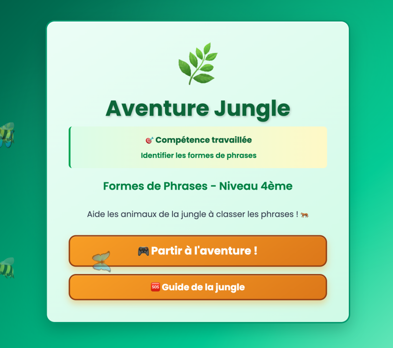 Les formes de phrases (4ème)