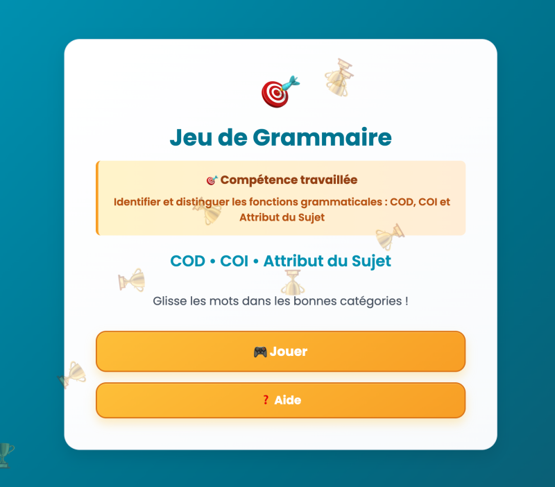 Le COD, COI, attribut du sujet (4ème)