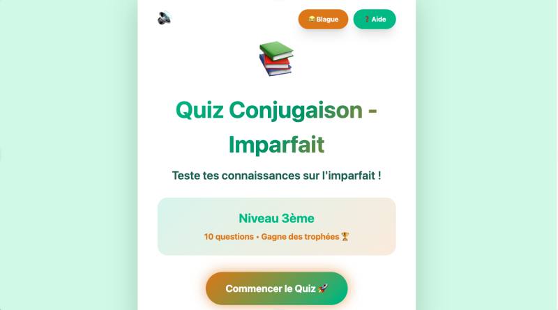 L'imparfait de l'indicatif (4ème)